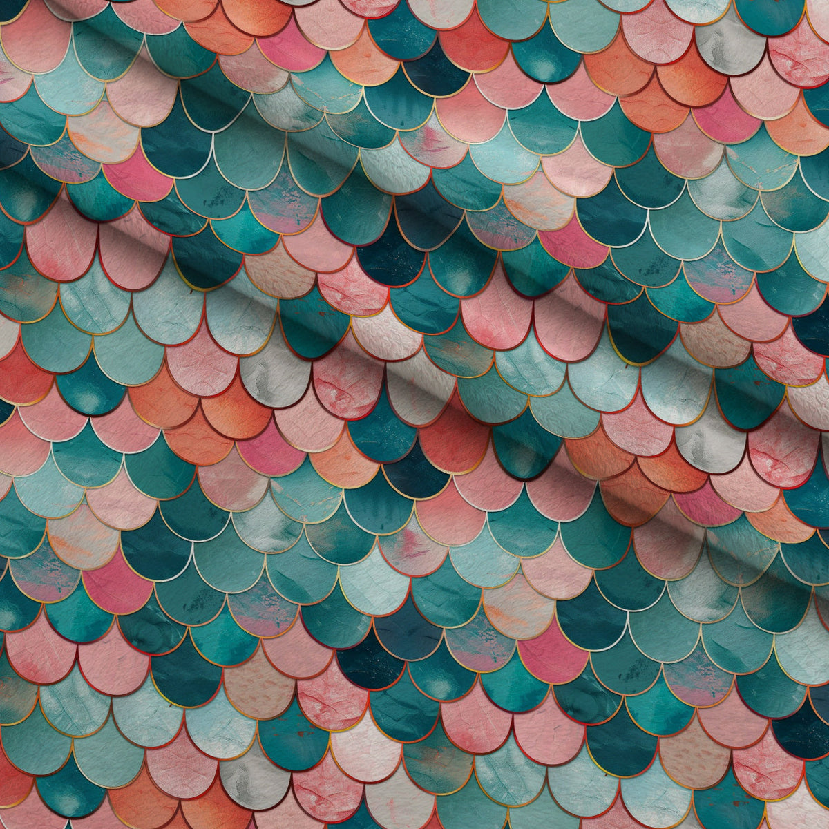 Coral Lagoon Pattern 14 Minky Fabric