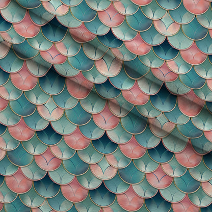 Coral Lagoon Pattern 5 Minky Fabric