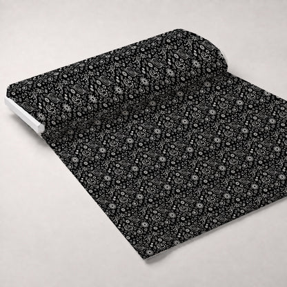 Cosmic Lab Doodles Pattern 2 Minky Fabric
