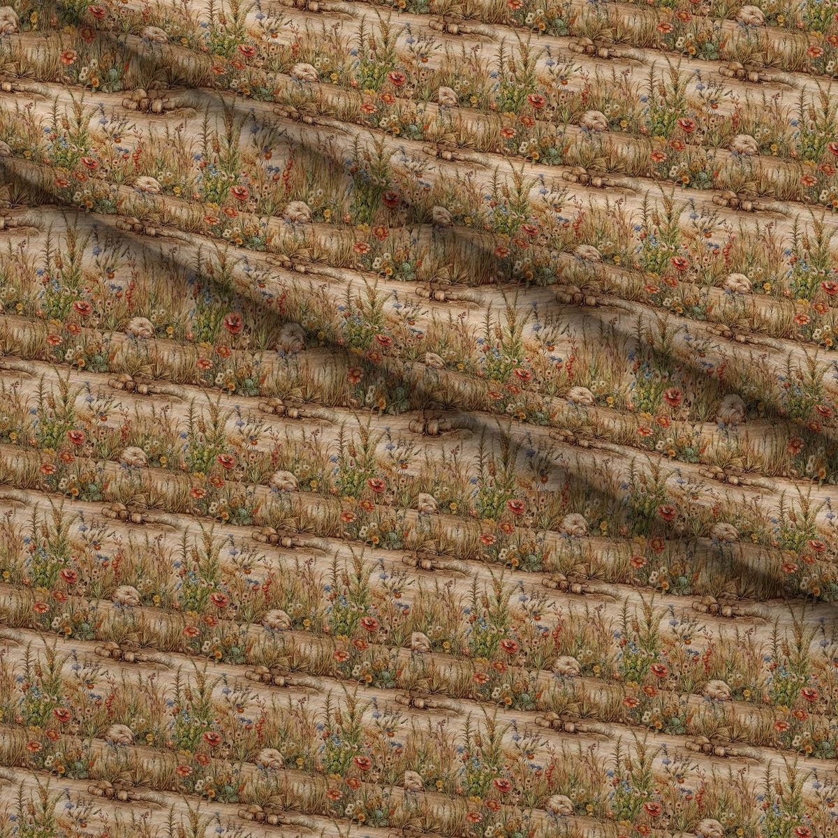 Cottage Meadow Pattern 1 Minky Fabric