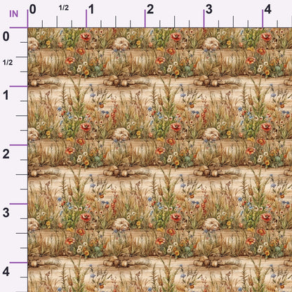 Cottage Meadow Pattern 1 Minky Fabric