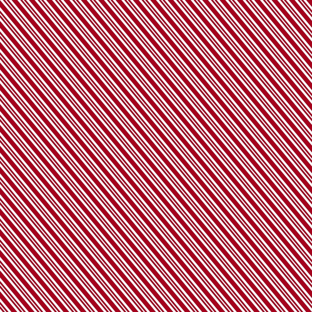 Peppermint Snowfall Pattern 3 Minky Fabric