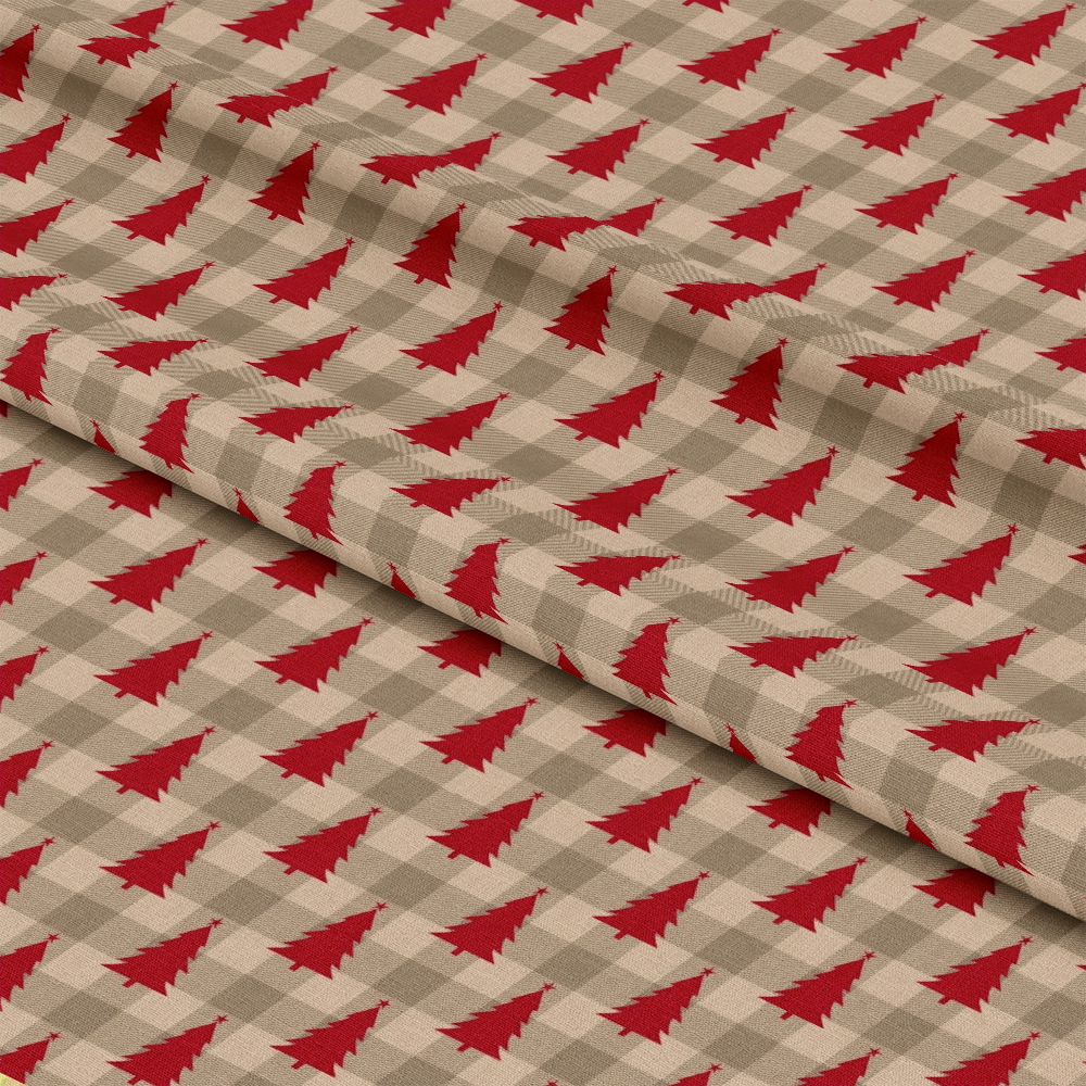 Country Christmas Pattern 5 Quilting Cotton Fabric