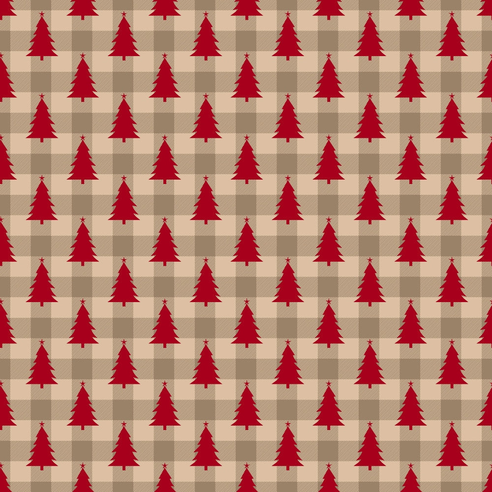 Peppermint Snowfall Pattern 5 Minky Fabric