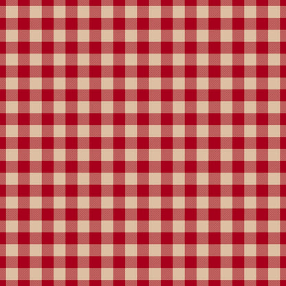 Peppermint Snowfall Pattern 6 Minky Fabric