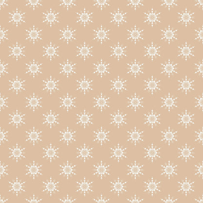 Peppermint Snowfall Pattern 9 Minky Fabric