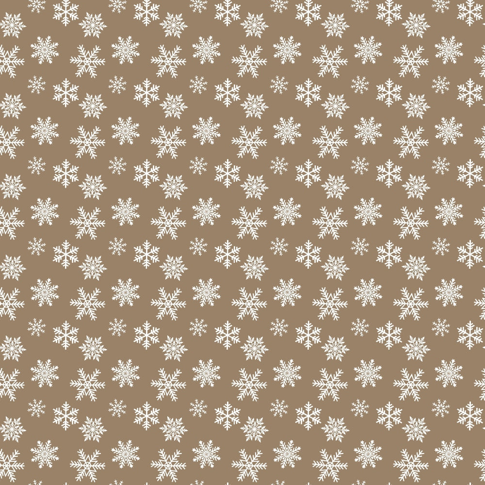 Peppermint Snowfall Pattern 10 Minky Fabric