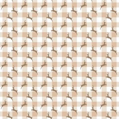 Peppermint Snowfall Pattern 13 Minky Fabric