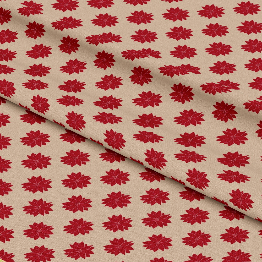Country Christmas Pattern 15 Quilting Cotton Fabric