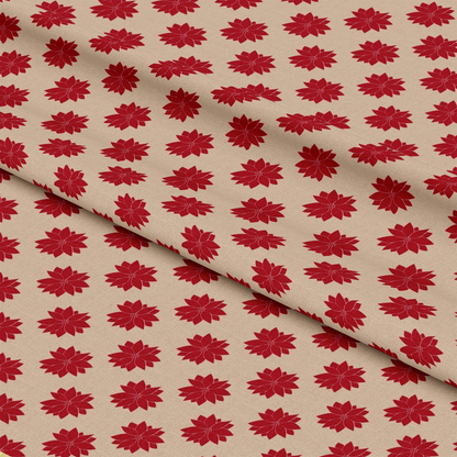 Country Christmas Pattern 15 Quilting Cotton Fabric