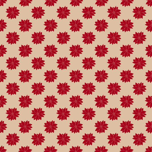 Country Christmas Pattern 15 Quilting Cotton Fabric