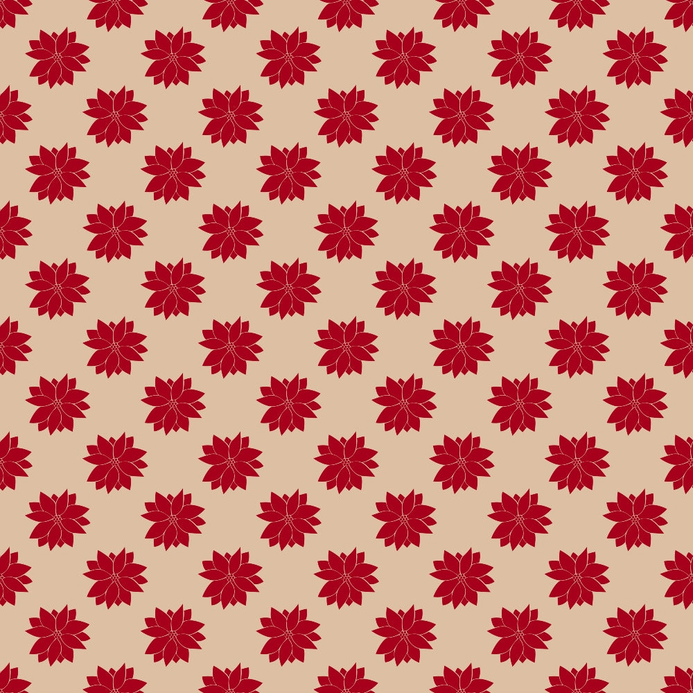 Peppermint Snowfall Pattern 15 Minky Fabric