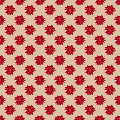 Peppermint Snowfall Pattern 15 Minky Fabric