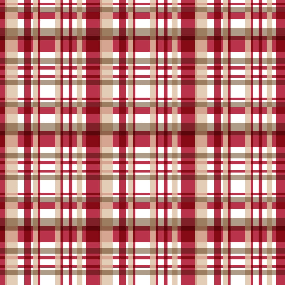 Country Christmas Pattern 19 Quilting Cotton Fabric