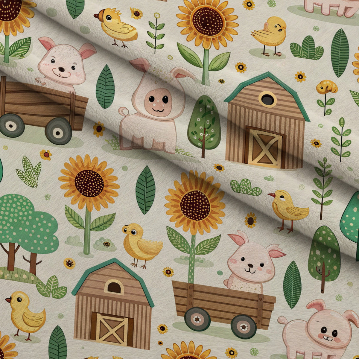 Countryside Charm Pattern 10 Minky Fabric