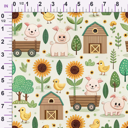 Countryside Charm Pattern 10 Minky Fabric