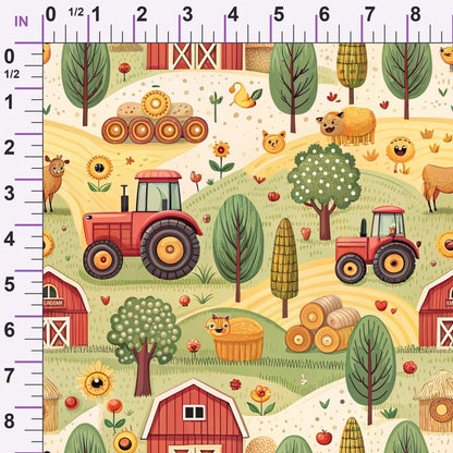 Countryside Charm Pattern 11 Minky Fabric