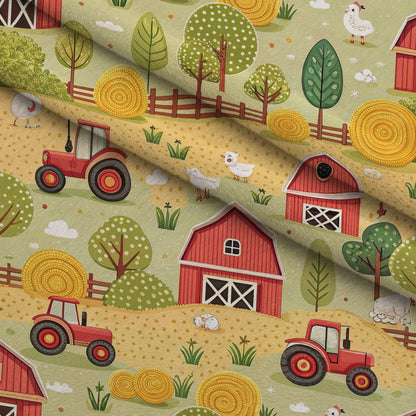 Countryside Charm Pattern 2 Minky Fabric