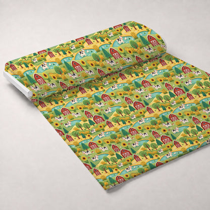 Countryside Charm Pattern 3 Minky Fabric
