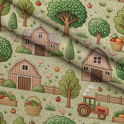 Countryside Charm Pattern 6 Minky Fabric
