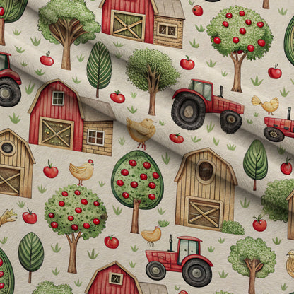 Countryside Charm Pattern 7 Minky Fabric