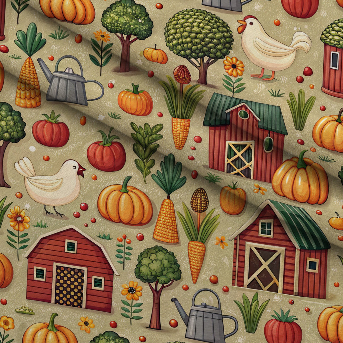 Countryside Charm Pattern 8 Minky Fabric