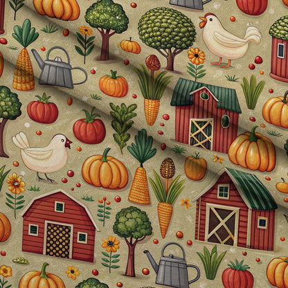 Countryside Charm Pattern 8 Minky Fabric