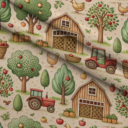 Countryside Charm Pattern 9 Minky Fabric