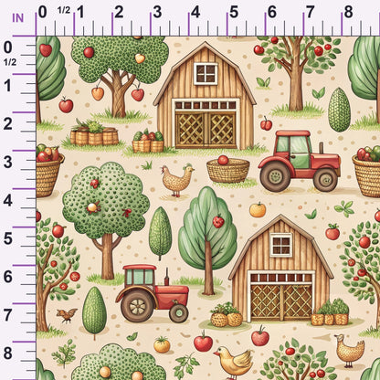 Countryside Charm Pattern 9 Minky Fabric