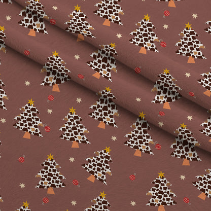 Cowboy Christmas Pattern 3 Minky Fabric