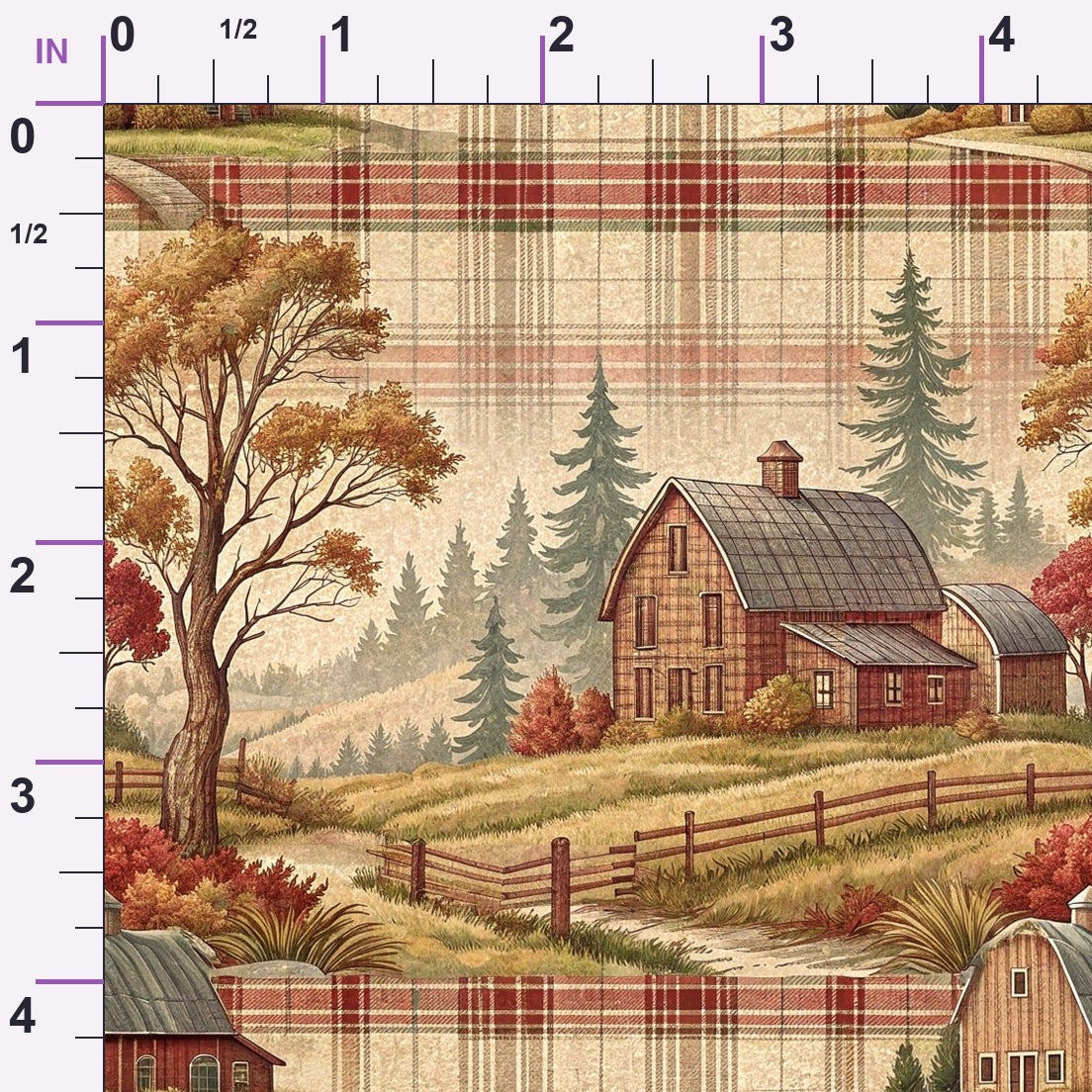 Cozy Cabin Tartan Pattern 1 Minky Fabric