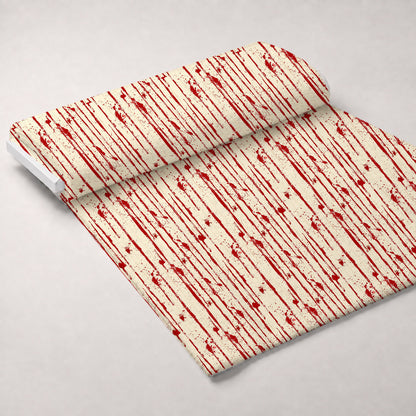 Crimson Splatter Pattern 12 Minky Fabric