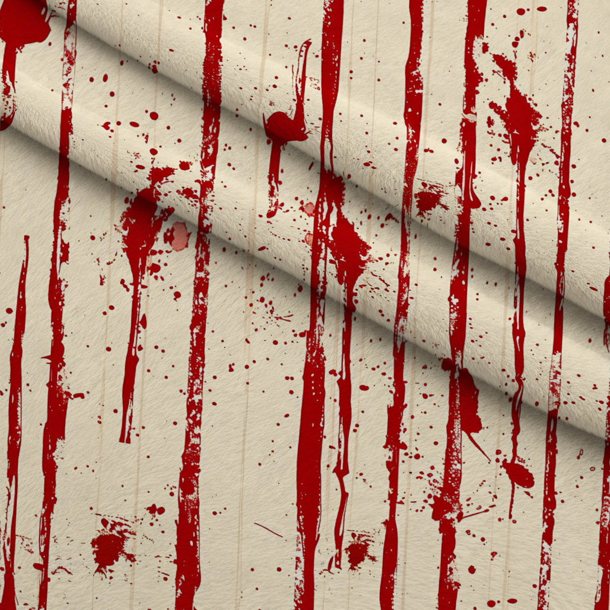 Crimson Splatter Pattern 12 Minky Fabric