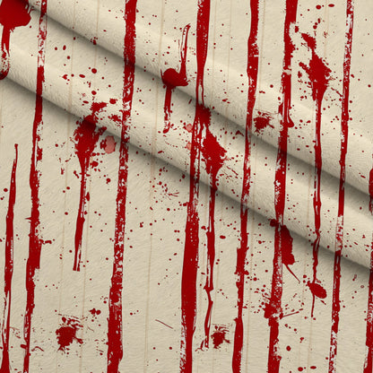 Crimson Splatter Pattern 12 Minky Fabric