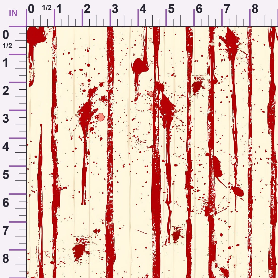 Crimson Splatter Pattern 12 Minky Fabric