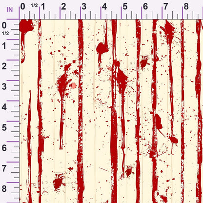 Crimson Splatter Pattern 12 Minky Fabric