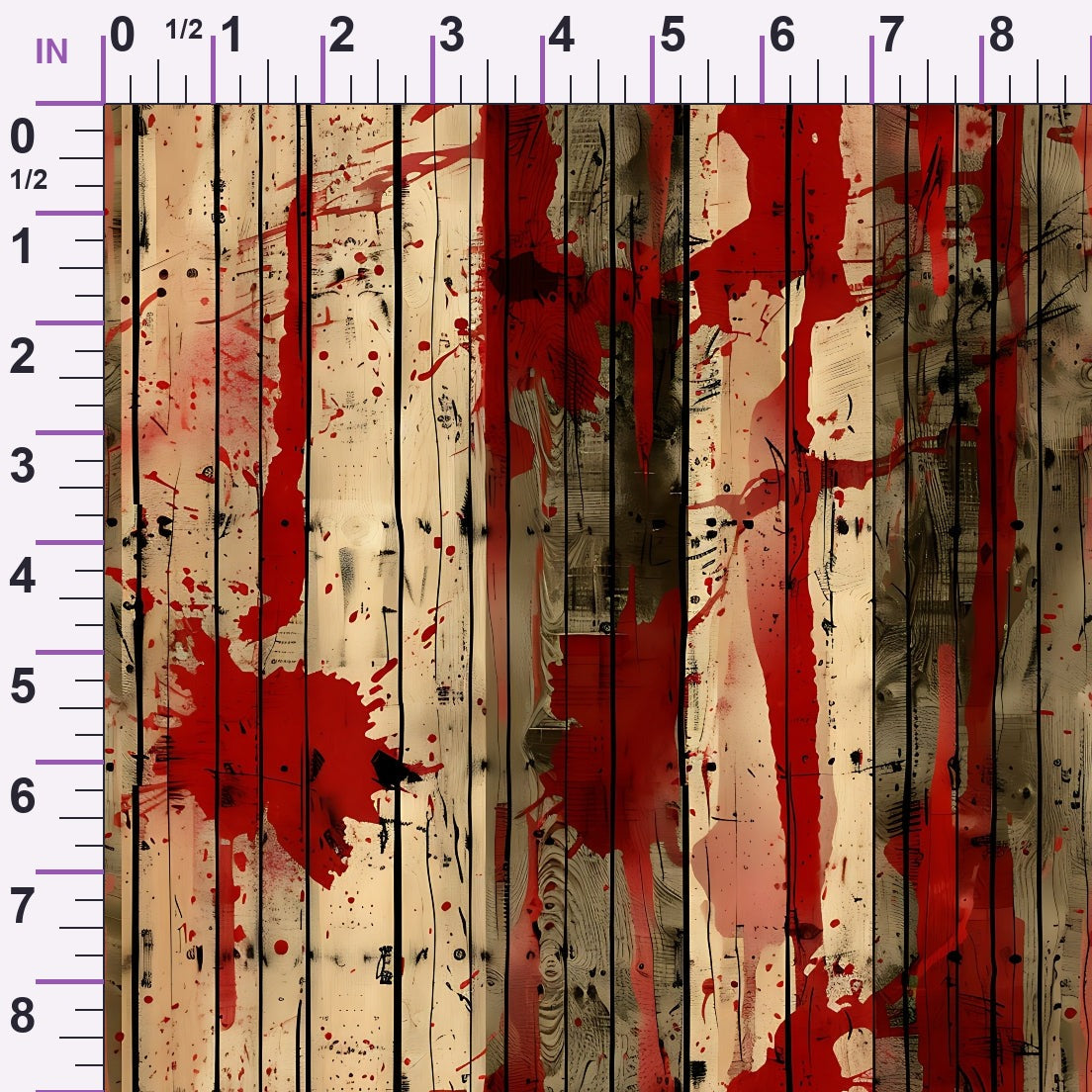 Crimson Splatter Pattern 13 Minky Fabric