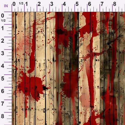 Crimson Splatter Pattern 13 Minky Fabric