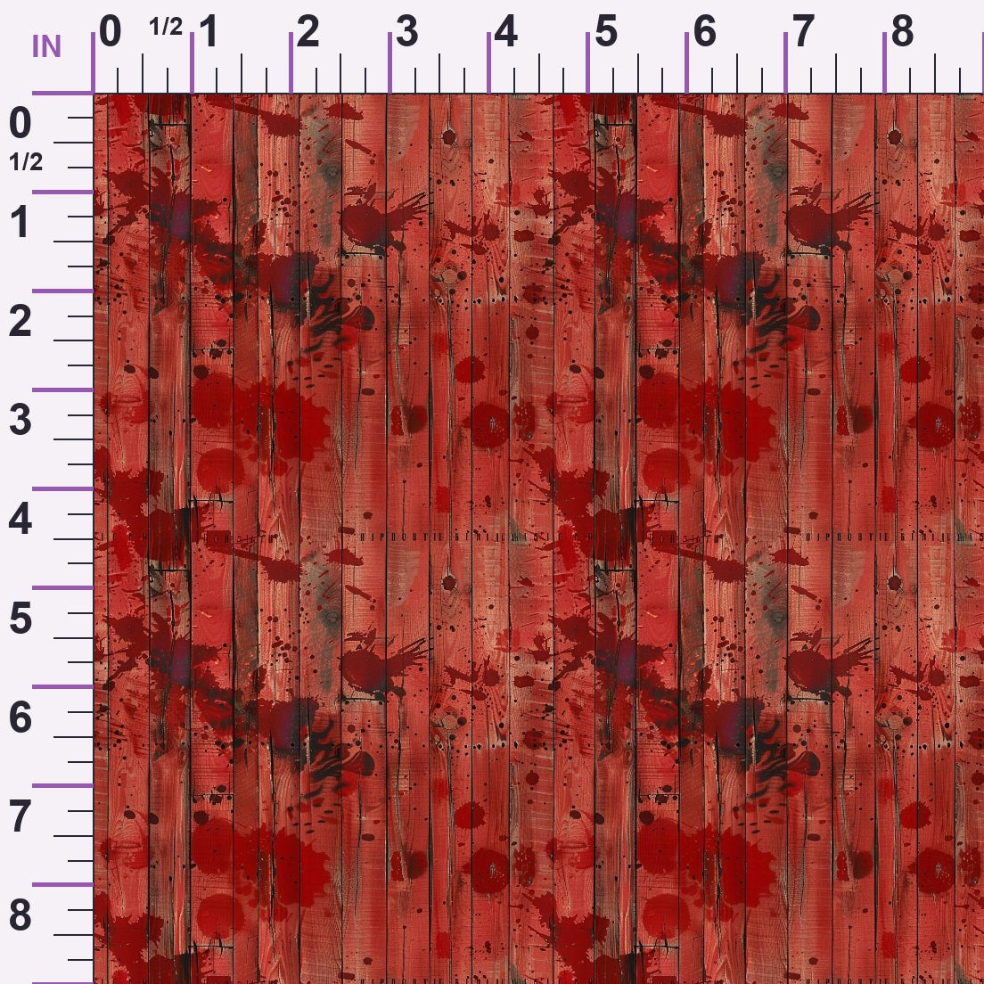 Crimson Splatter Pattern 16 Minky Fabric