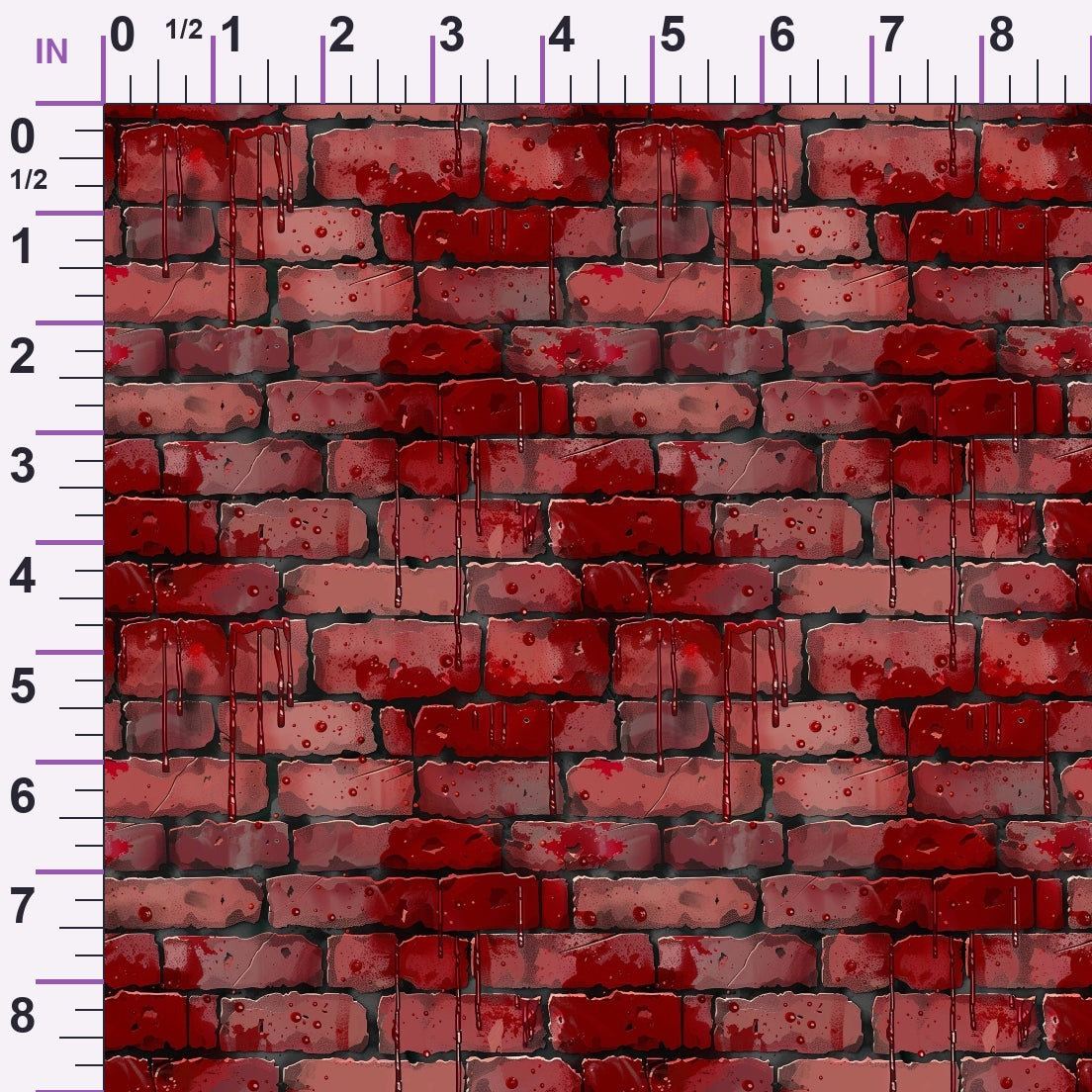 Crimson Splatter Pattern 19 Minky Fabric