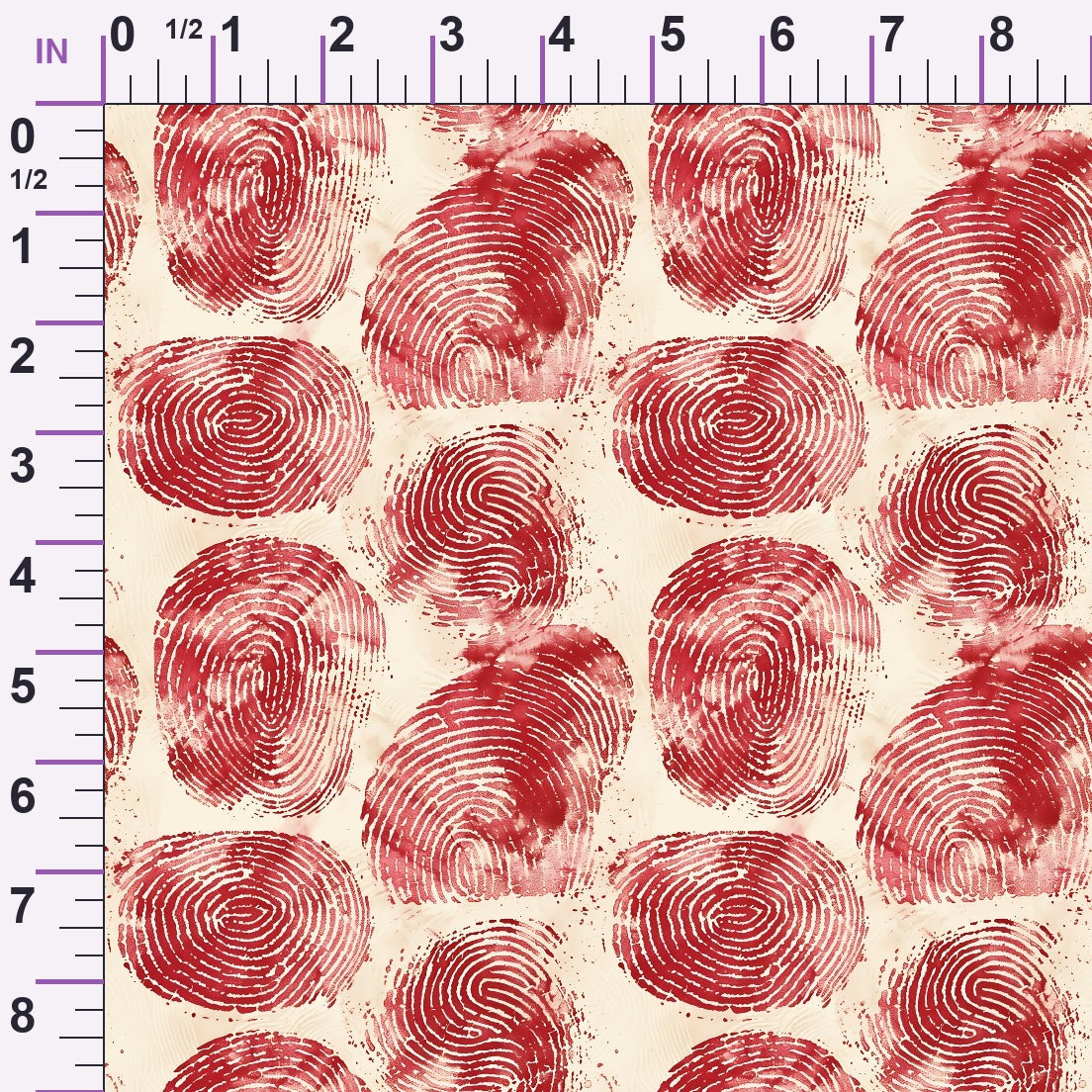 Crimson Splatter Pattern 2 Minky Fabric
