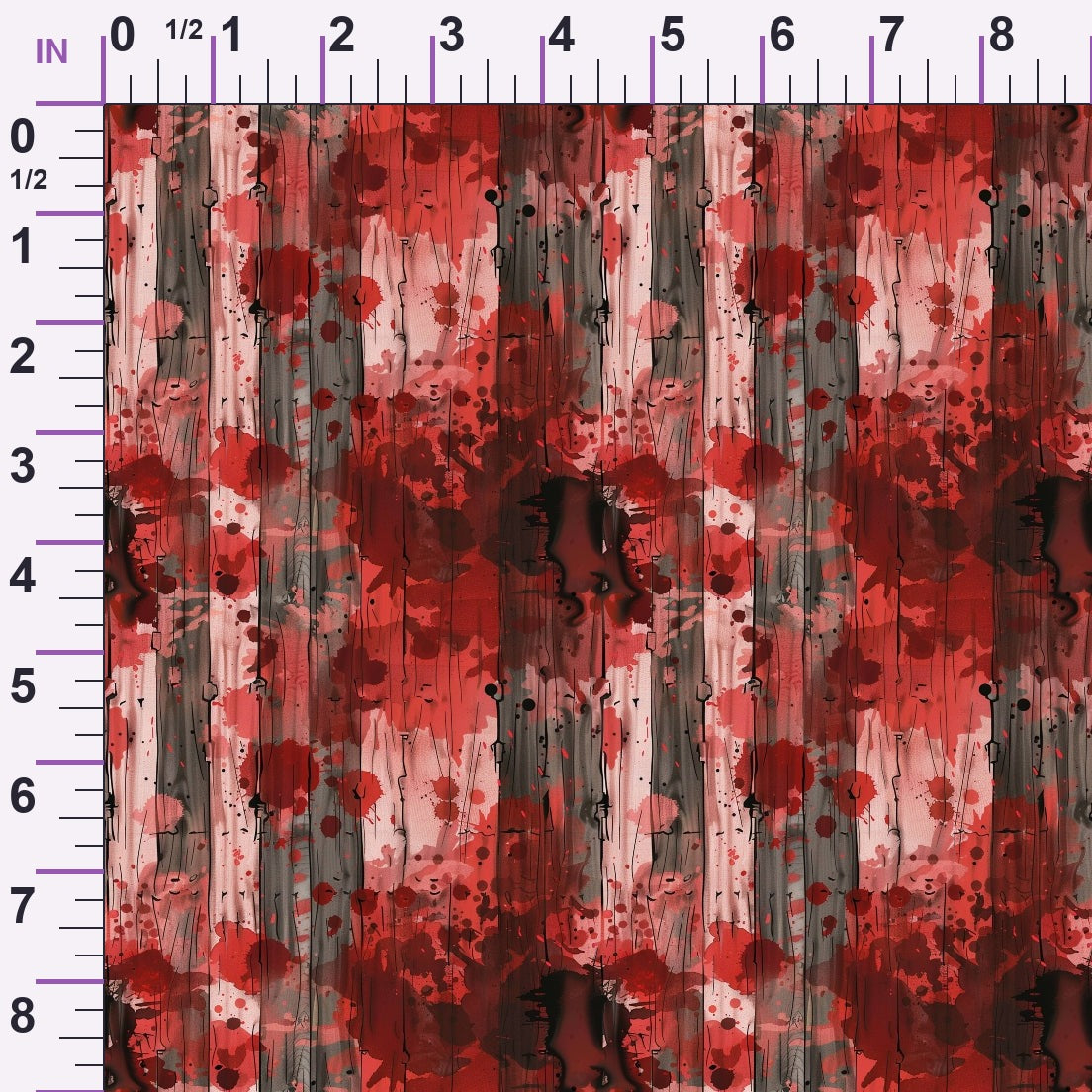 Crimson Splatter Pattern 20 Minky Fabric