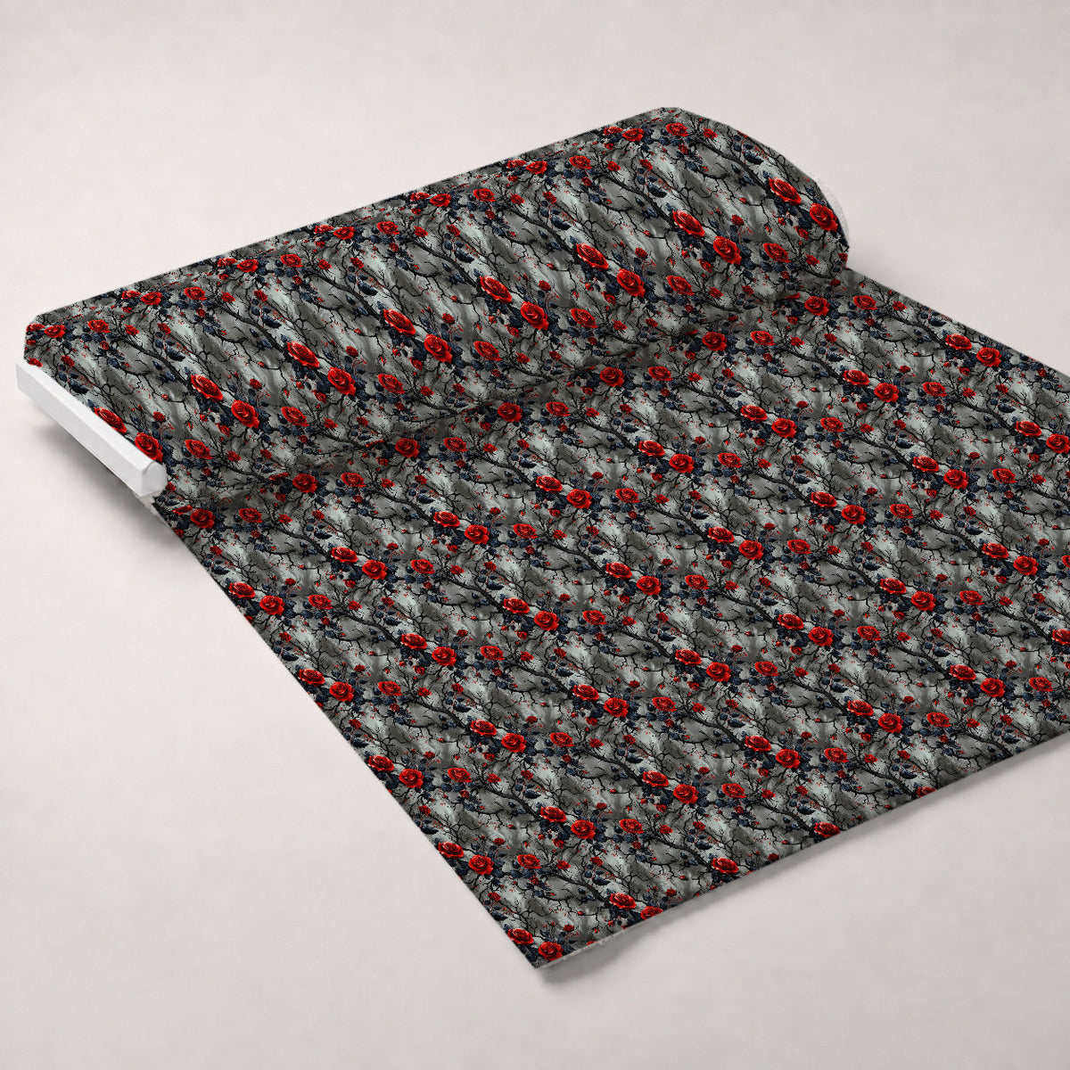 Crimson Thorns Pattern 5 Minky Fabric