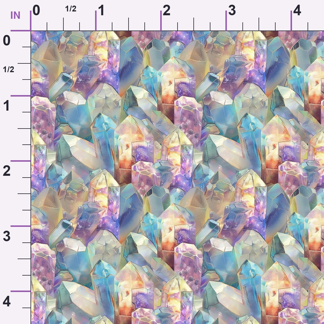 Crystal Shimmer Pattern 1 Minky Fabric
