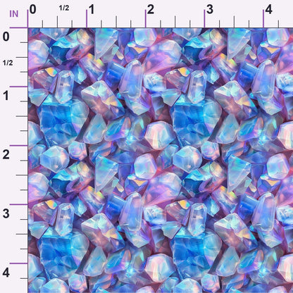 Crystal Shimmer Pattern 10 Minky Fabric