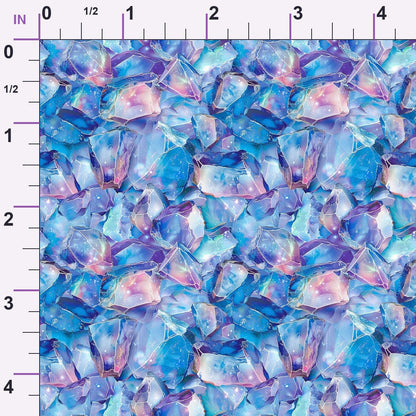 Crystal Shimmer Pattern 2 Minky Fabric