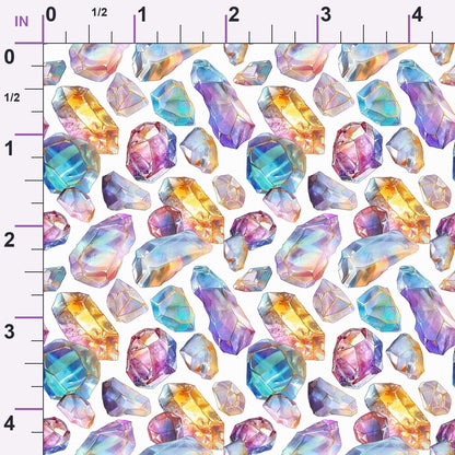 Crystal Shimmer Pattern 3 Minky Fabric
