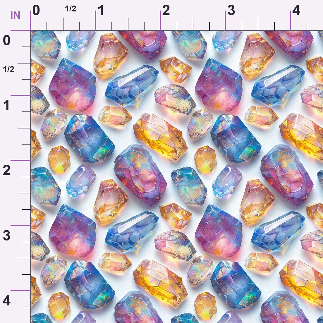 Crystal Shimmer Pattern 6 Minky Fabric