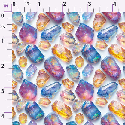 Crystal Shimmer Pattern 6 Minky Fabric