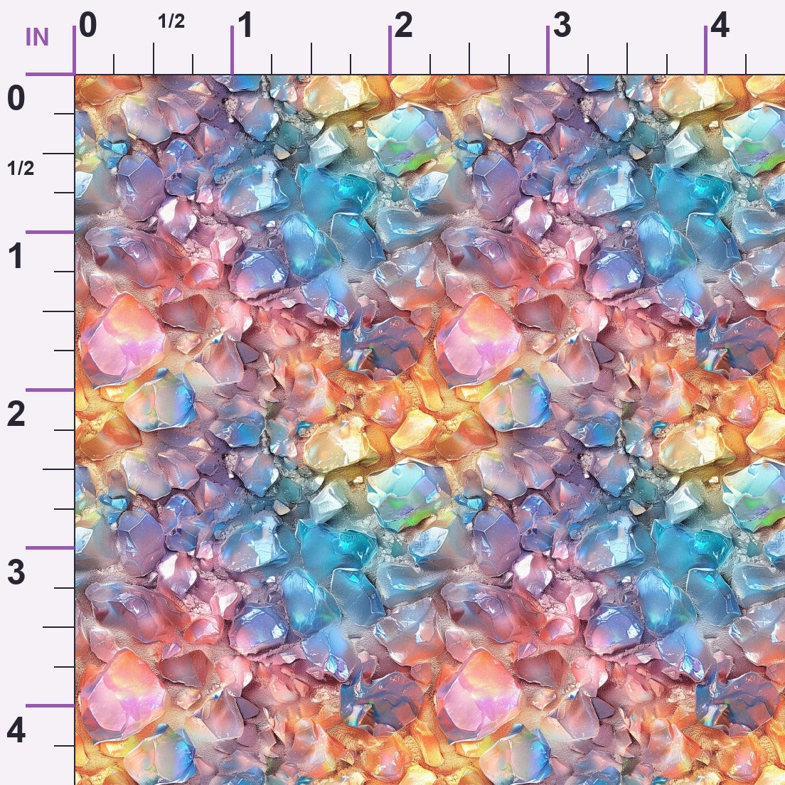 Crystal Shimmer Pattern 7 Minky Fabric